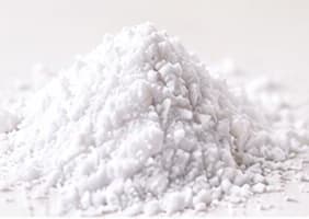 A small heap of white powder