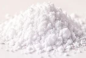 A small heap of fine white powder